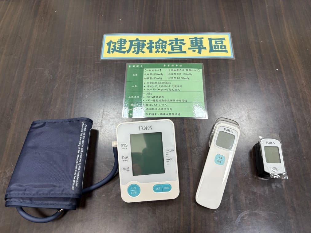 守護消防人員健康　中市建置勤前健康檢查專區