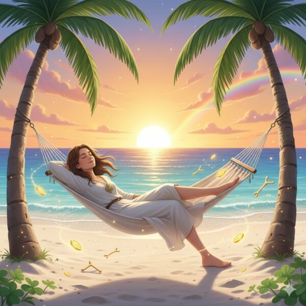 放鬆一下，好運才會靠過來