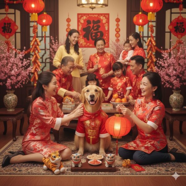 大年初二- 狗狗也愛湊熱鬧，但安全最重要