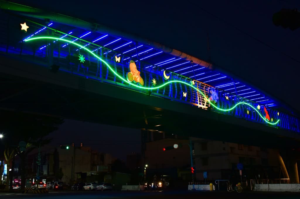 中市潭雅神綠園道「光環境」優化完工　夜騎更安全