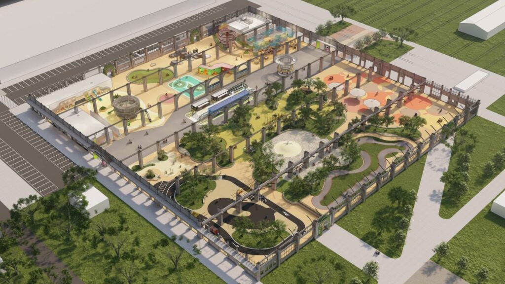 打造遊戲場新亮點！ 林副市長視察高雄親子遊樂園區工程