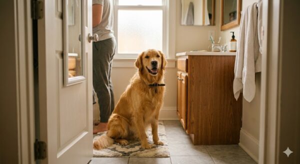 狗狗為什麼喜歡跟著你去廁所?