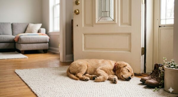 狗狗為什麼喜歡睡在門口？