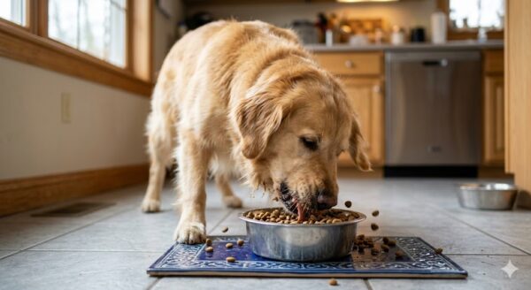狗狗吃很快，是習慣還是壓力？