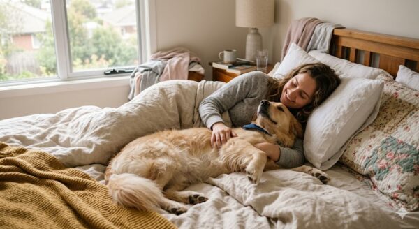狗狗為什麼喜歡跟你一起賴床？
