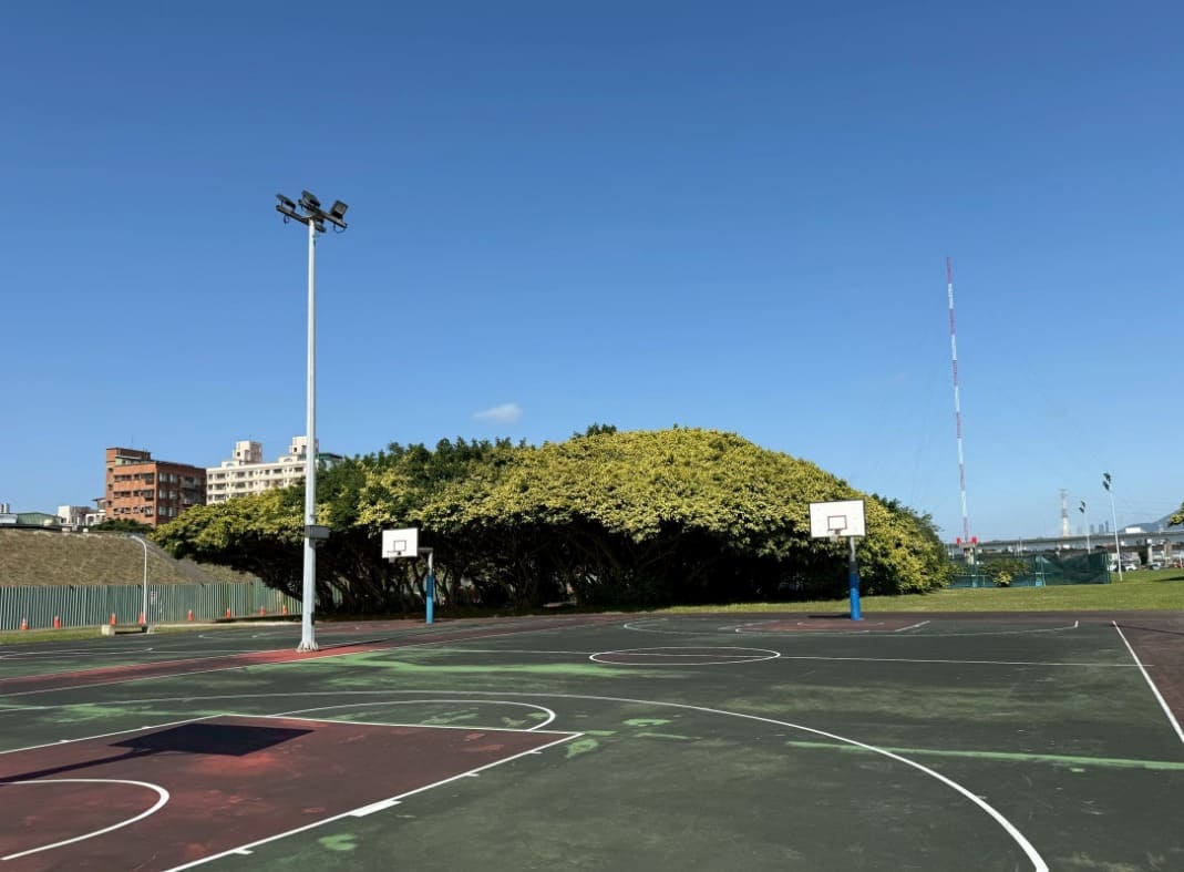 三重河濱活化閒置空間 籃球場轉型新設網球場
