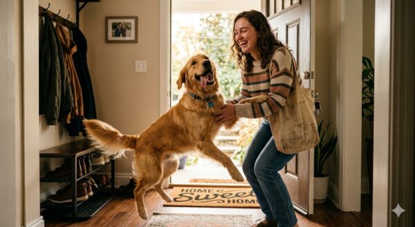 為什麼你一回家，牠就這麼開心？其實不是因為你下班了