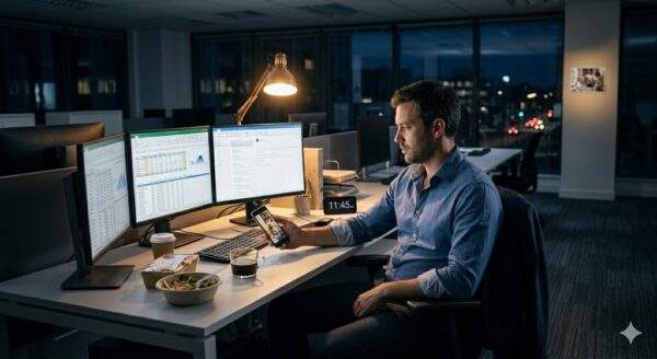 那個每天加班，卻不敢回家的爸爸