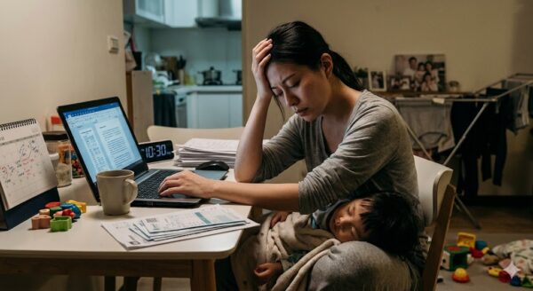 她不是變強了，她只是沒有退路了