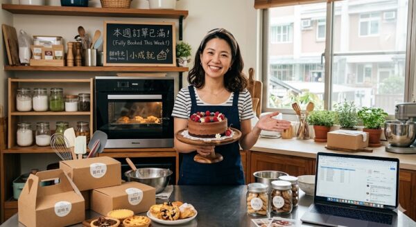 她35歲才開始做副業，卻比20歲更穩