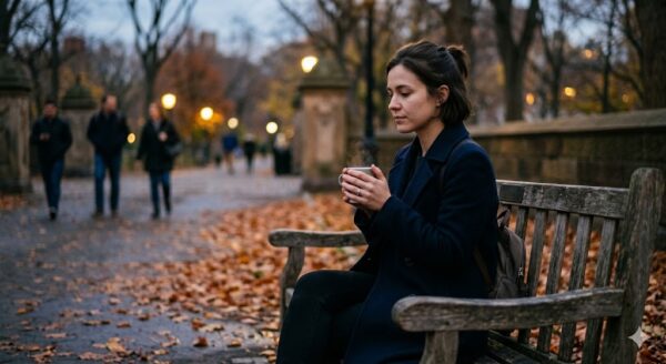 她後來變得很堅強，但那不是她本來的樣子